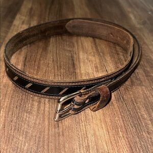 Versacarry Underground Triple Ply Leather Carry Black Belt Size 40 Made in USA